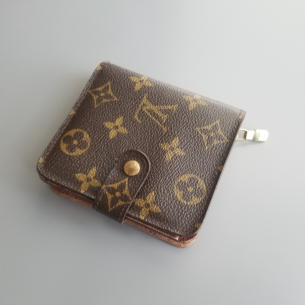 LOUIS VUITTON CLASSIC SIGNATURE MINI ZIPPY COMPACT WALLET